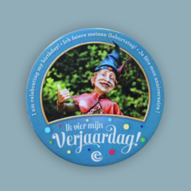 Verjaardagsbutton - Kleine Boodschap