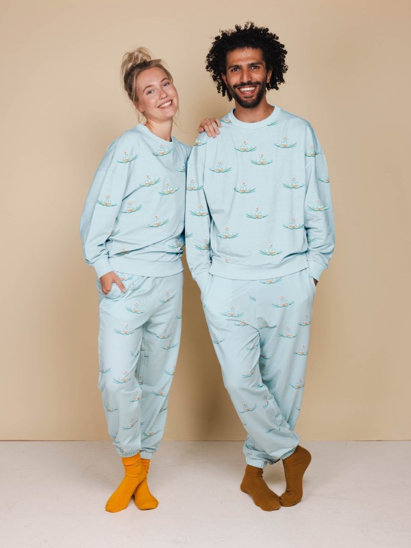 Indische Waterlelies Sweater en Broek set Unisex