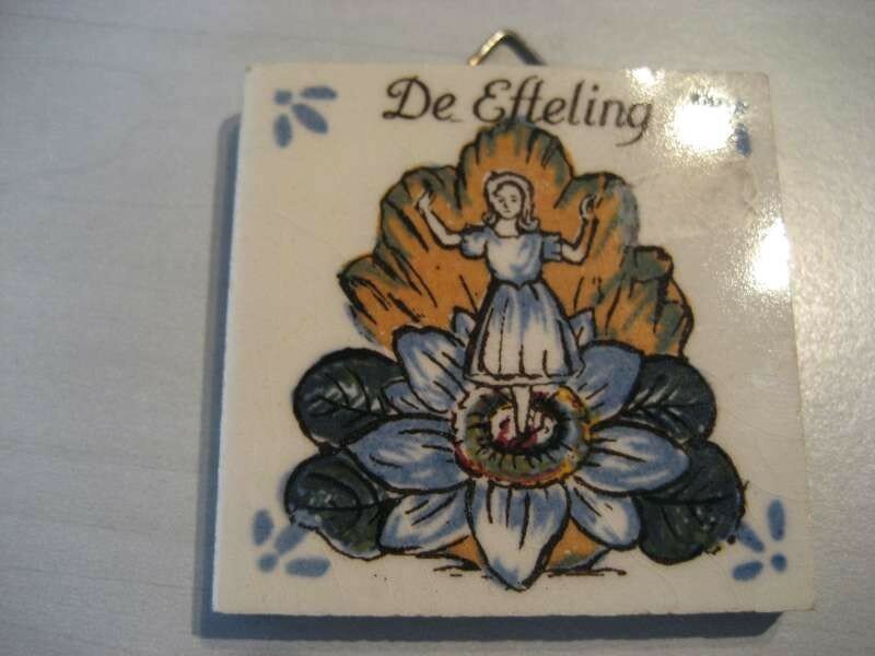 Tegel indische waterlelies (klein)