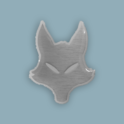 Efteling Golfpark Pin Vossenkop Zilver